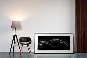 1925 Rolls-Royce Phantom I Jonckheere Aerodynamic Coupe - framed fine art print by Aclassica - view 9