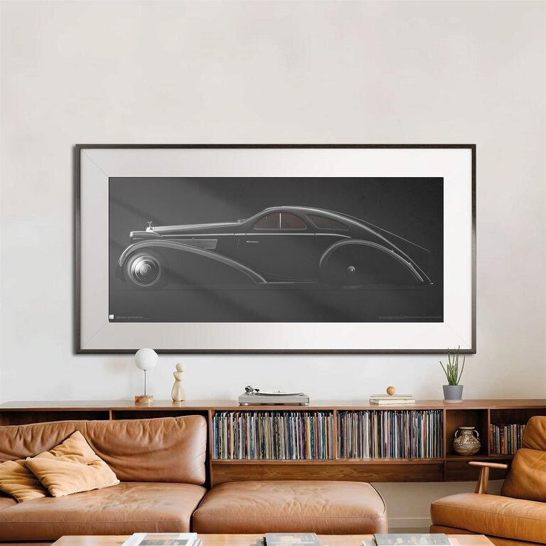 1925 Rolls-Royce Phantom I Jonckheere Aerodynamic Coupe - fine art print