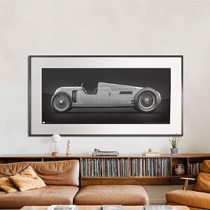 1937 Auto Union Type C Hillclimb - framed fine art print, front view