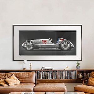 1939 Mercedes-Benz W 165 - framed fine art print, front view