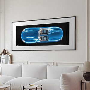 1955 Jaguar D-Type - framed fine art print by Aclassica - view 3