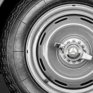 1955 Mercedes-Benz 300 SL - framed fine art print by Aclassica - view 2