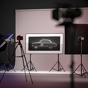 1964 GAZ M-21 Volga Rallye Monte-Carlo 29 - framed fine art print by Aclassica - view 9