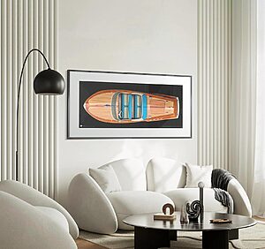 1964 Riva Ariston - framed fine art print by Aclassica - view 4