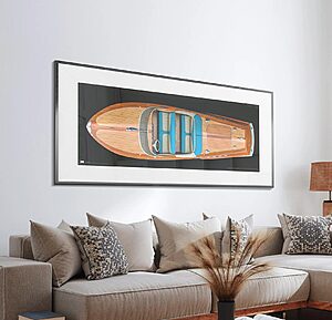 1964 Riva Ariston - framed fine art print by Aclassica - view 7