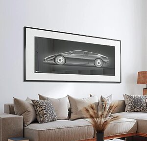 1992 Bugatti EB 110 Prototype - framed fine art print by Aclassica - view 1