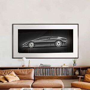 1992 Bugatti EB 110 Prototype - framed fine art print, front view