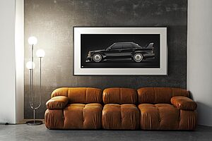 1992 Mercedes-Benz 190E Evo II DTM - framed fine art print by Aclassica - view 4