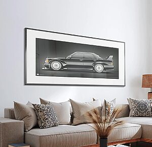 1992 Mercedes-Benz 190E Evo II DTM - framed fine art print by Aclassica - view 7