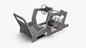 GameSTUL! Heritage sim racing cockpit - view 1
